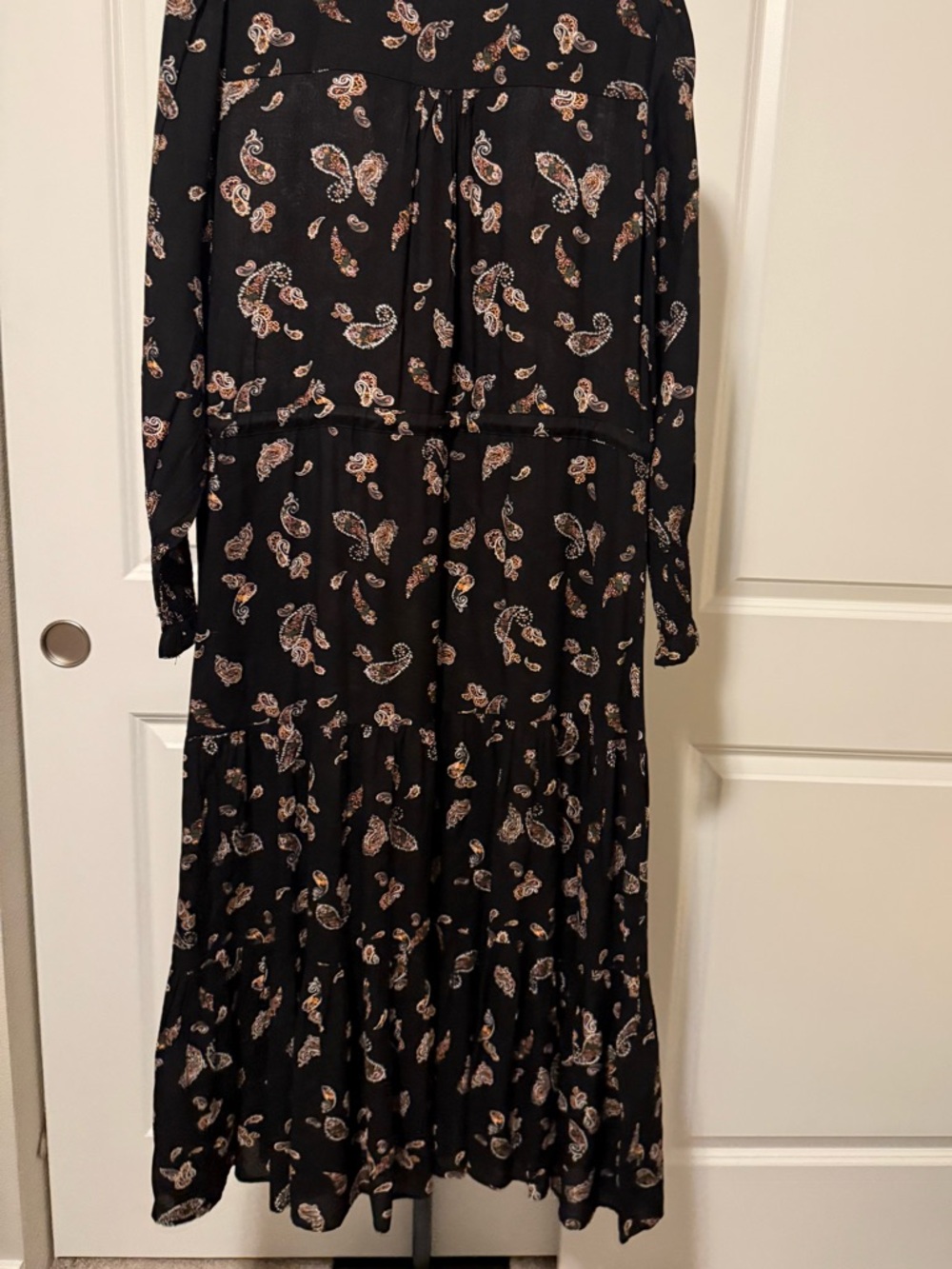 Saint‎ + Sofia Olivia Zip up Maxi Dress Kashmir Paisley Cottagecore size 8 - Picture 4 of 4